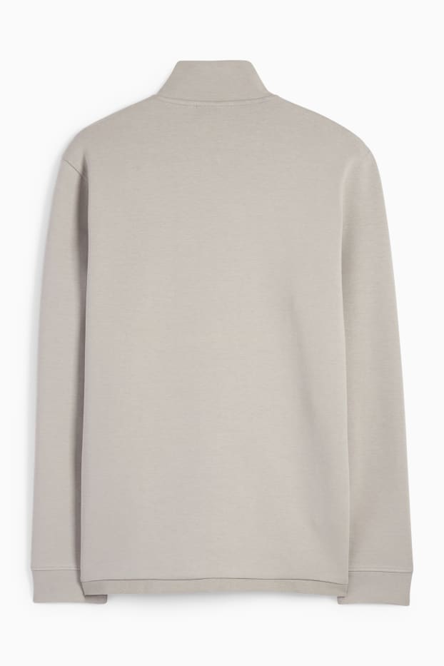 Men - Zip-through sweatshirt - light gray