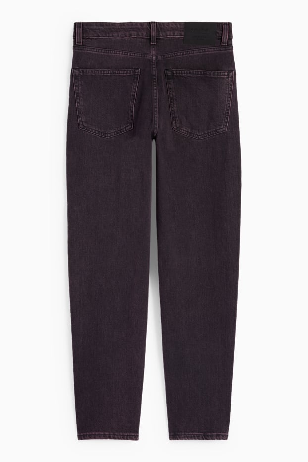Kobiety - Mom jeans - wysoki stan - LYCRA® - czarny