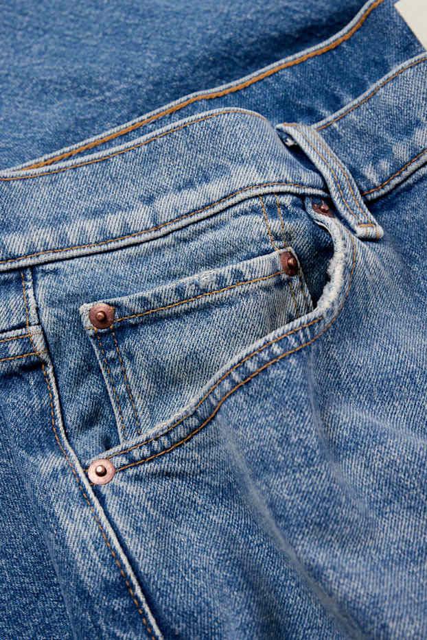 Heren - Baggy jeans - jeansblauw