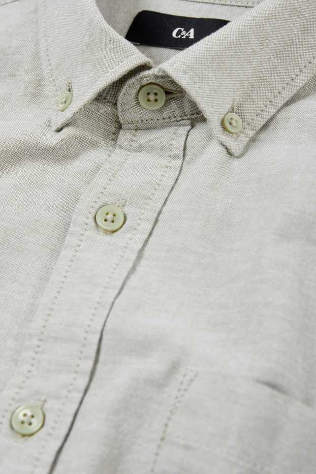 Herren - Hemd - Regular Fit - Button-down - mintgrün