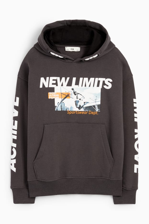 Niños - Baloncesto - sudadera con capucha - negro