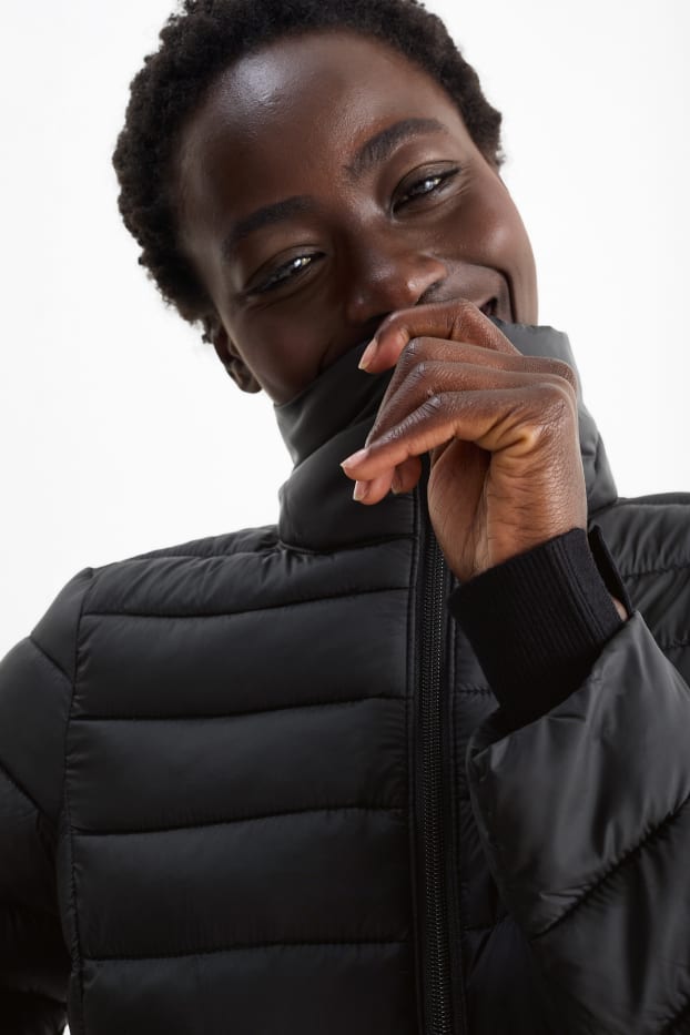 Damen - Steppjacke - schwarz