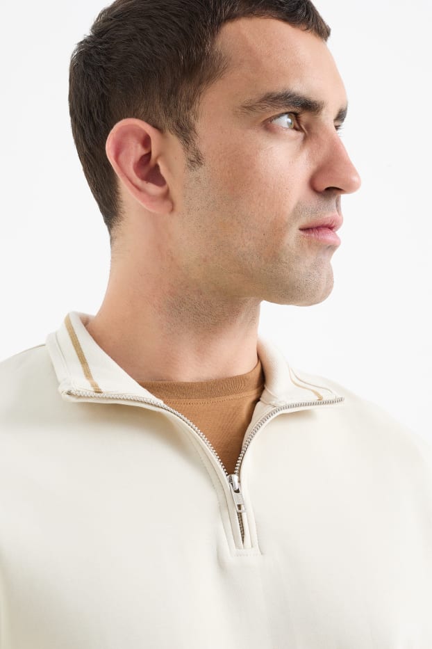 Heren - Sweatshirt - beige