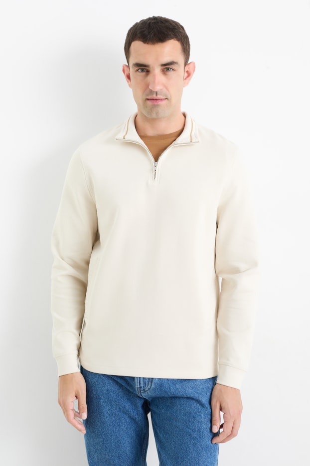 Heren - Sweatshirt - beige