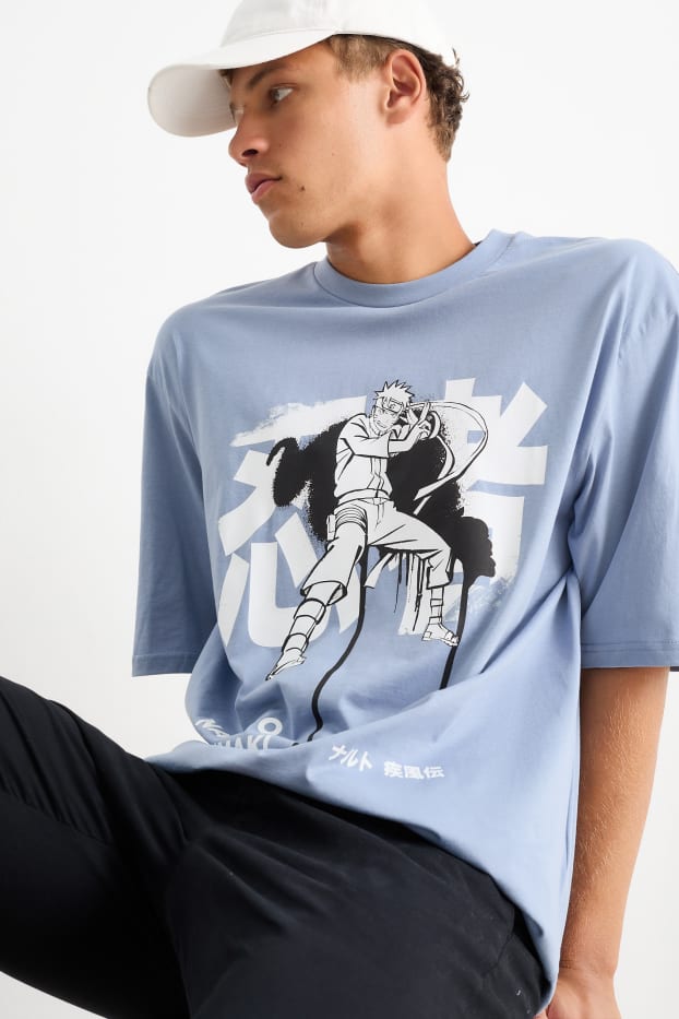 Home - Oversized - samarreta de màniga curta - Naruto - blau