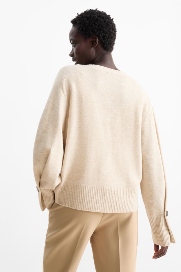 Kobiety - Kardigan - beżowy