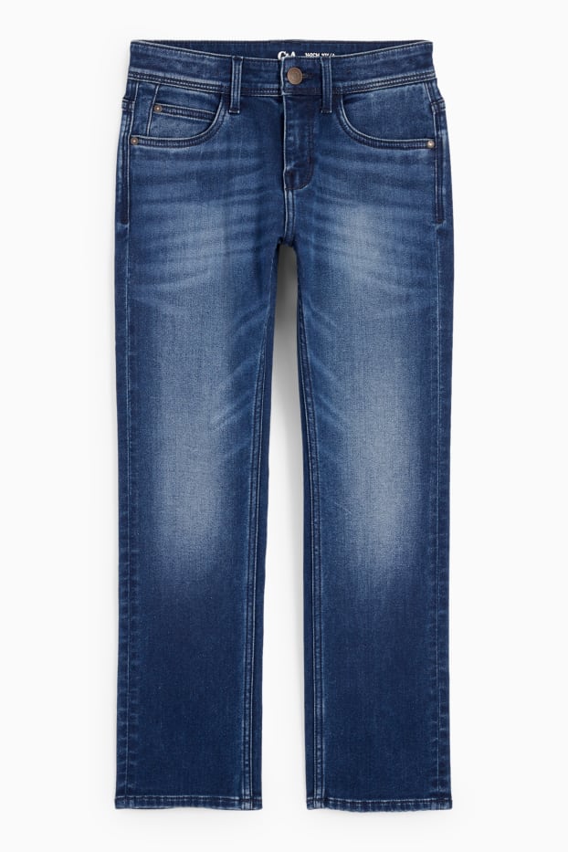 Copii - Băieți - Straight jeans - jog denim - denim-albastru închis