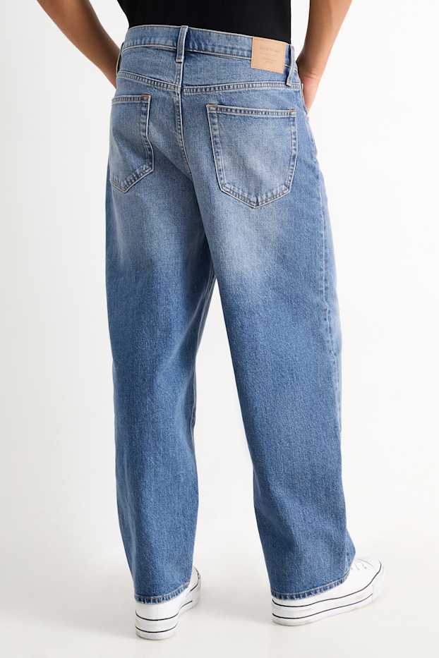 Heren - Baggy jeans - jeansblauw