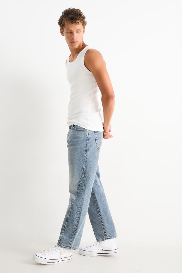 Herren - Relaxed Jeans - jeansblau