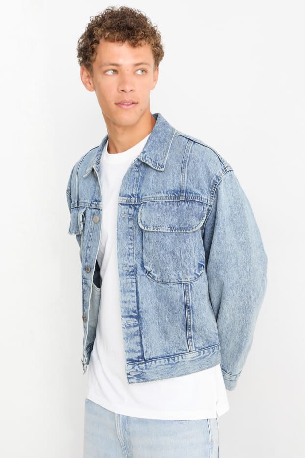 Men - Denim jacket - denim-light blue