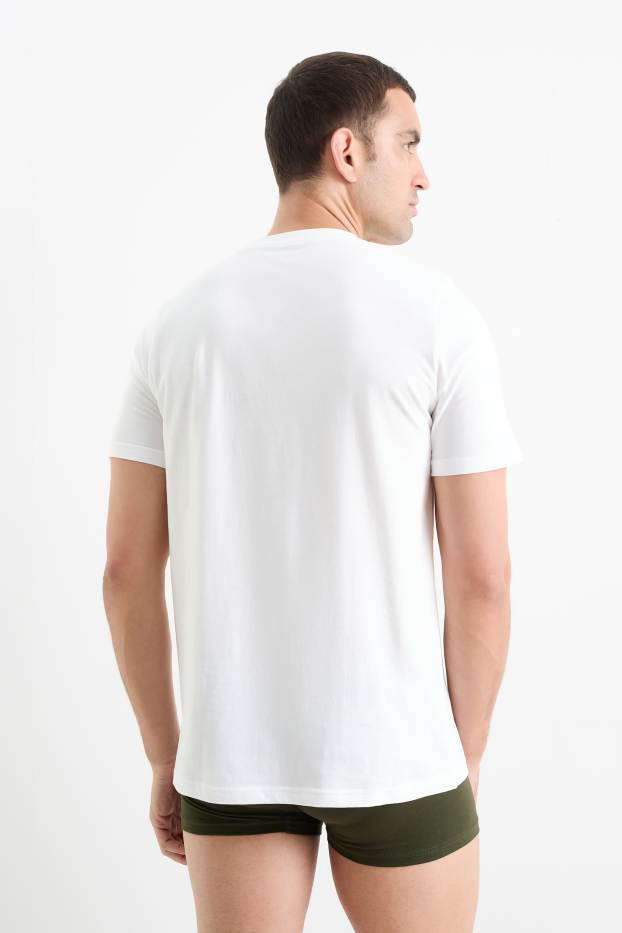 Herren - Multipack 2er - Unterhemd - weiß