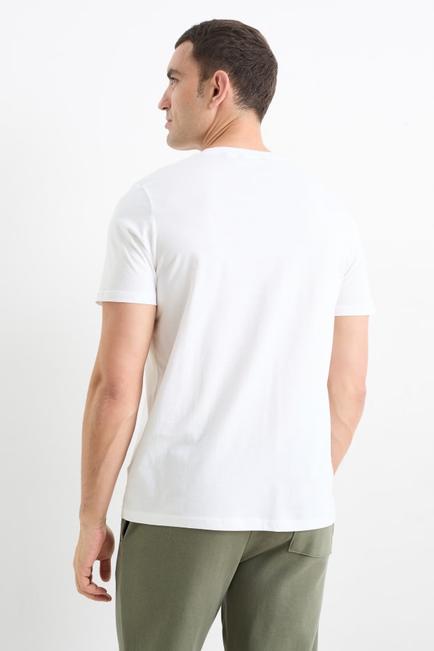 Hommes - Lot de 2 - T-shirts - blanc