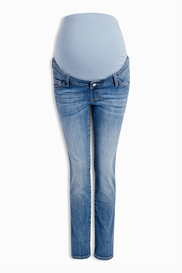 Damen - Umstandsjeans - Slim Jeans - jeansblau