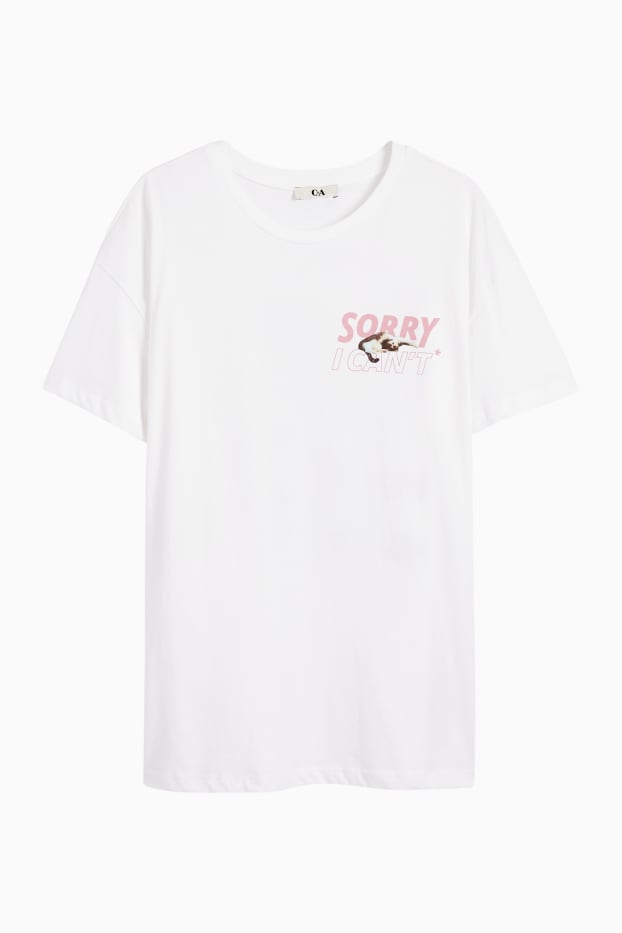 Women - T-shirt - cremewhite