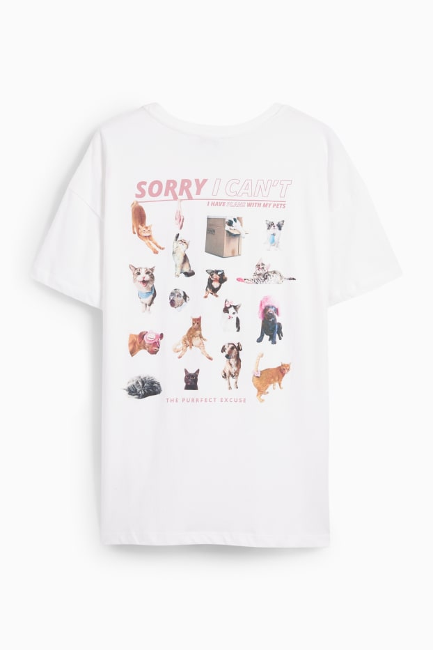 Women - T-shirt - cremewhite