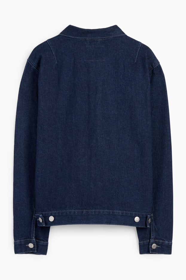Heren - Spijkerjasje - jeansdonkerblauw