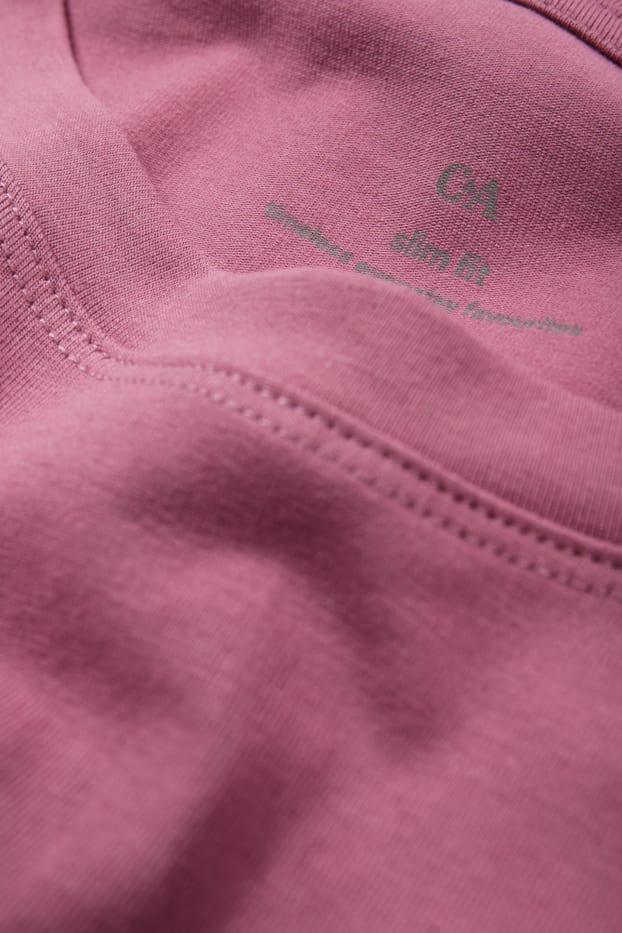 Donna - Maglia a maniche lunghe - fucsia