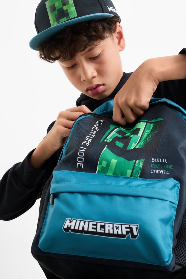 Copii - Băieți - Minecraft - rucsac - negru