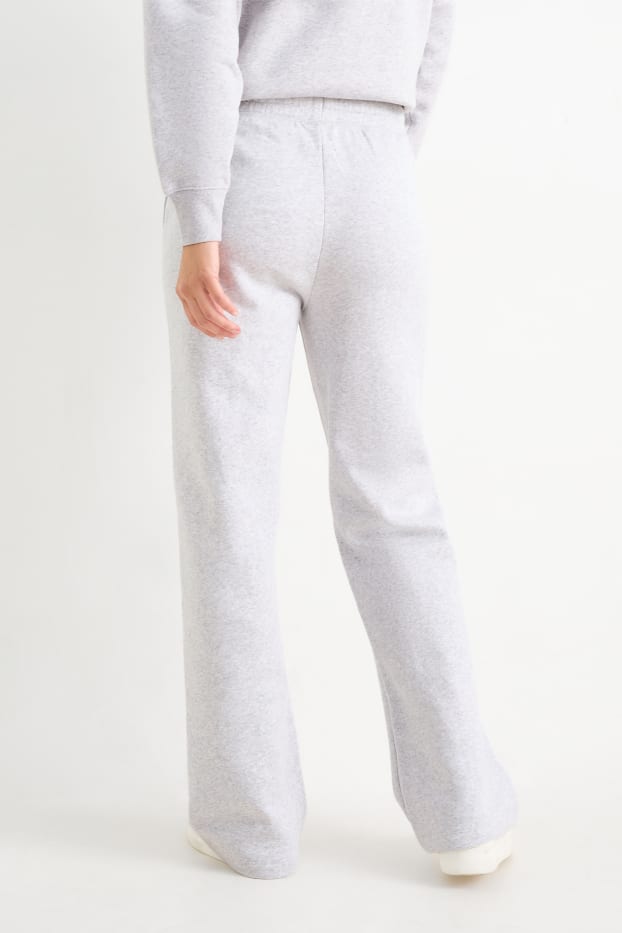 Femmes - Pantalon de jogging basique - gris clair chiné