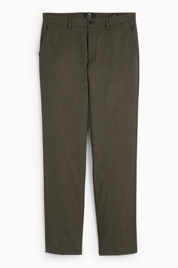 Home - Pantalons combinables - regular fit - Flex - verd fosc