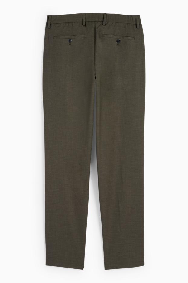 Home - Pantalons combinables - regular fit - Flex - verd fosc