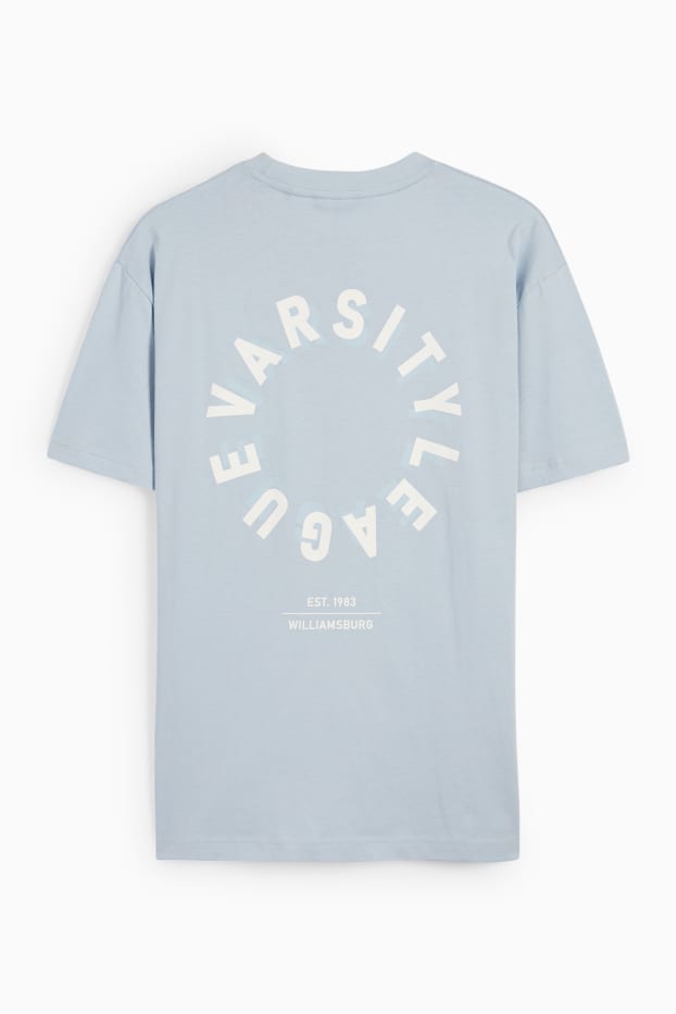 Uomo - T-shirt - azzurro