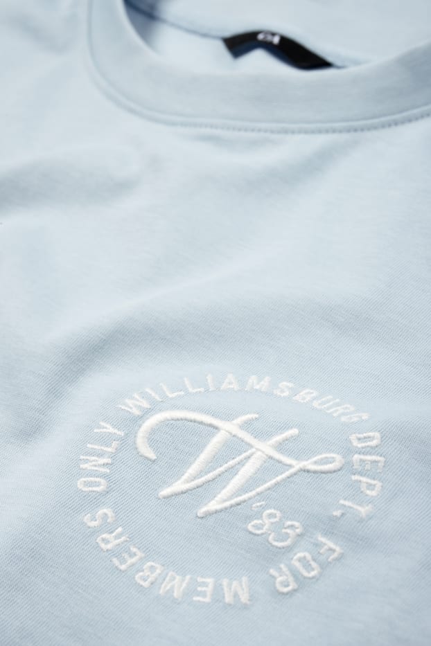 Uomo - T-shirt - azzurro