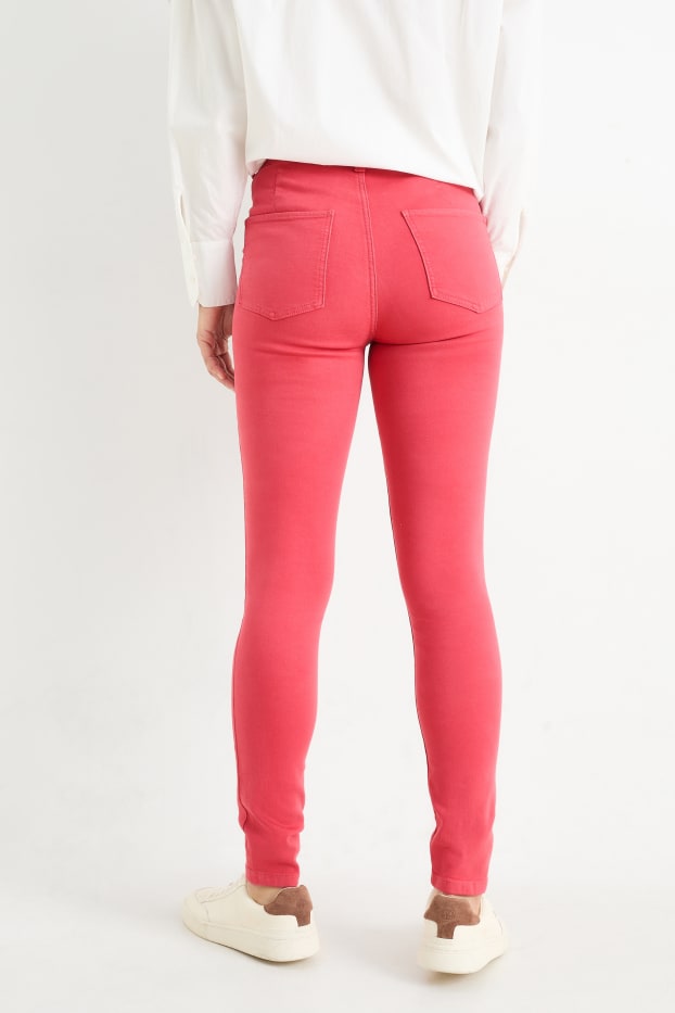 Dona - Jegging jeans - high waist - rosa fosc