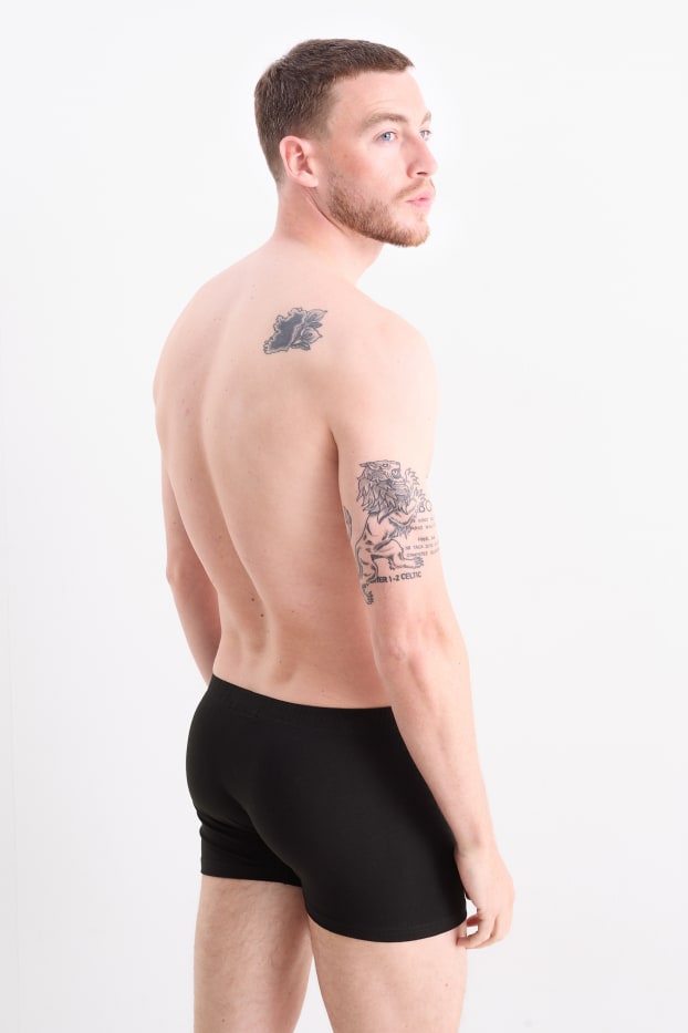 Men - Multipack of 5 - trunks - black