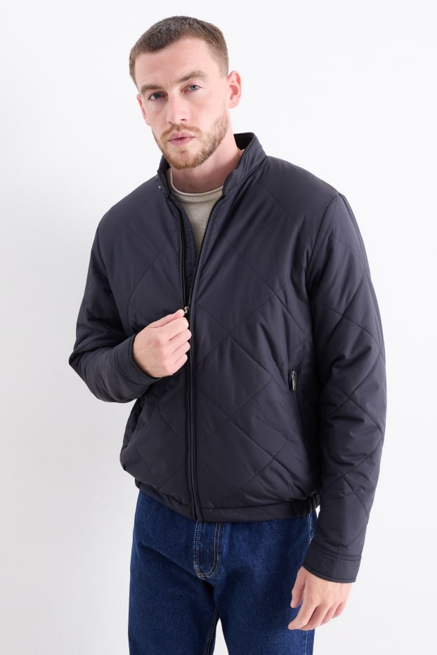 Hommes - Blouson - déperlant - noir