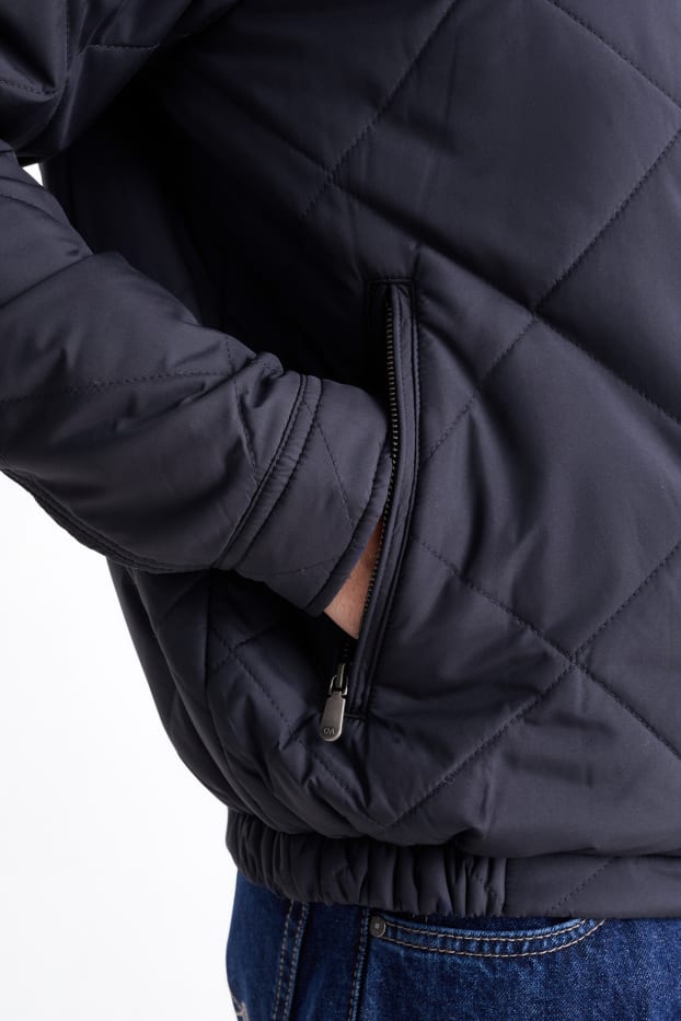 Hommes - Blouson - déperlant - noir