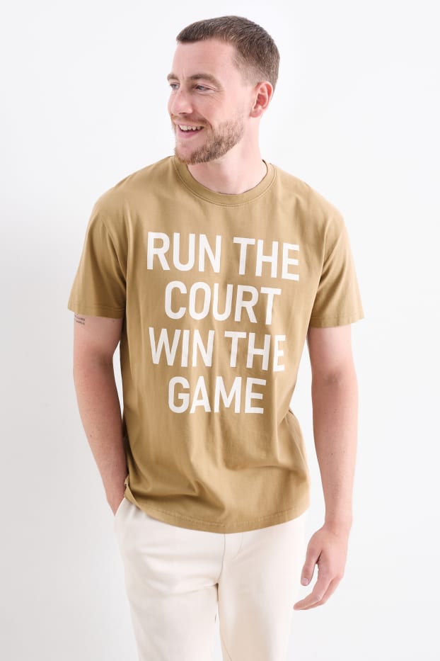 Hommes - T-shirt - beige