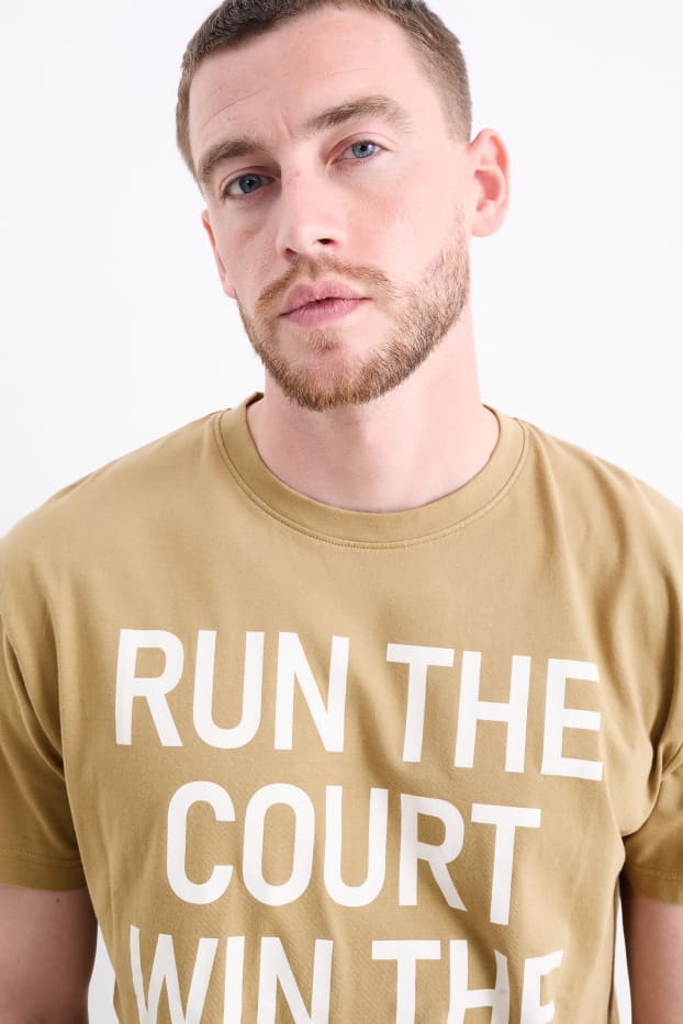 Hommes - T-shirt - beige