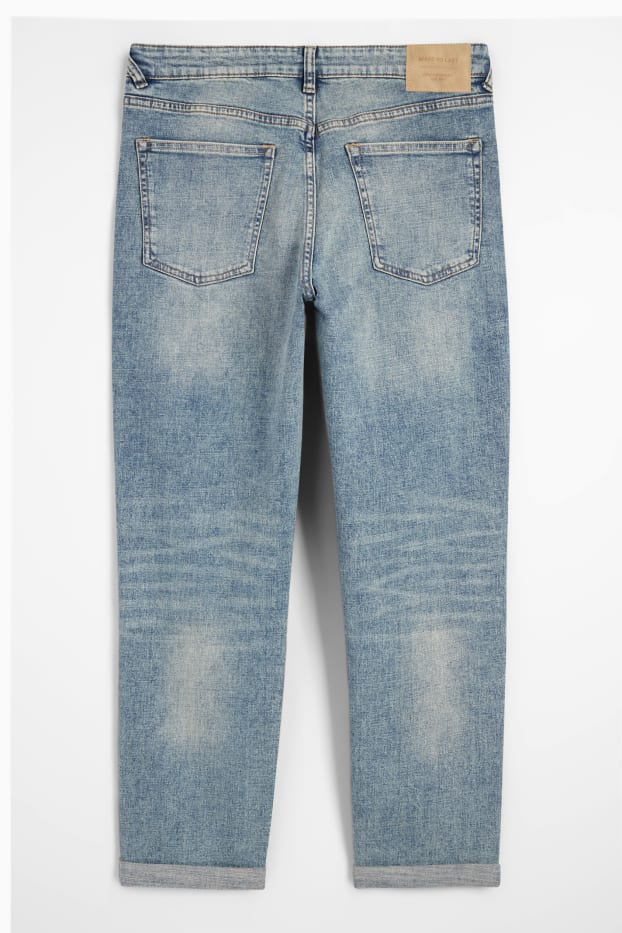 Damen - Boyfriend Jeans - Mid Waist - helljeansblau
