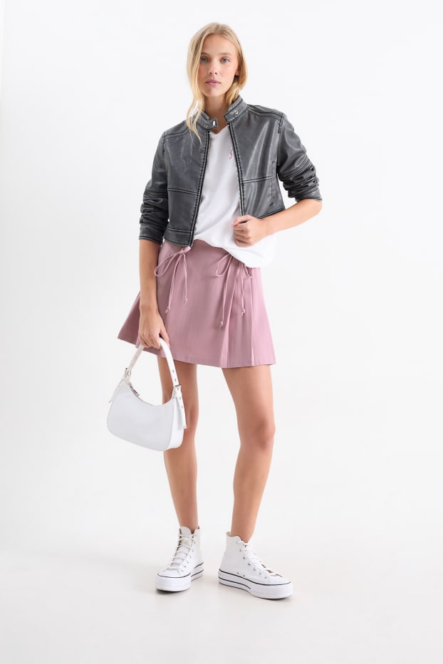 Femmes - Jupe-short - rose