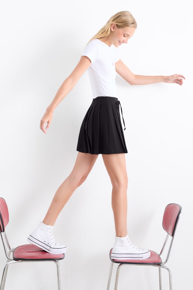 Femmes - Jupe-short - noir