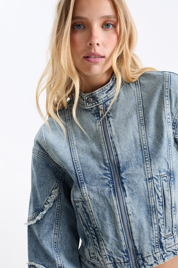 Femei - Jachetă din denim - denim-albastru deschis