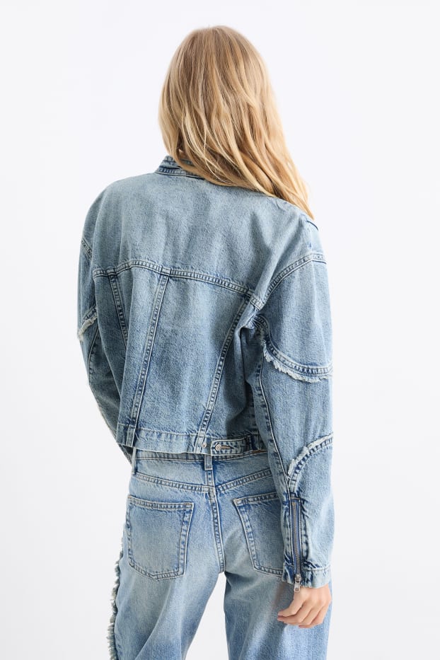 Femei - Jachetă din denim - denim-albastru deschis