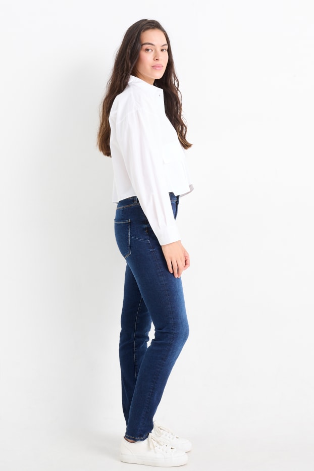 Donna - Slim jeans - vita media - jeans modellanti - LYCRA® - jeans blu