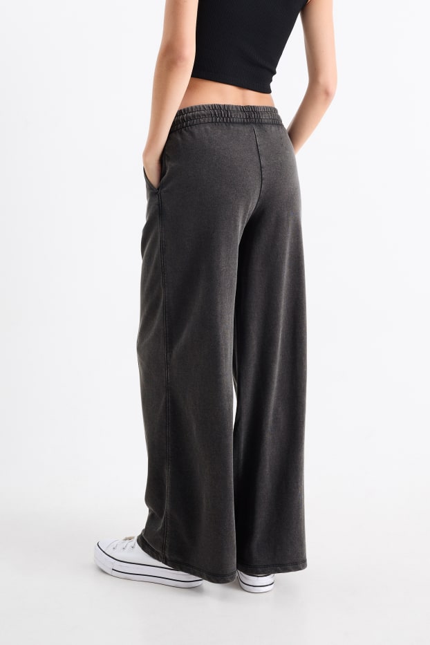 Dames - Joggingbroek - donkergrijs