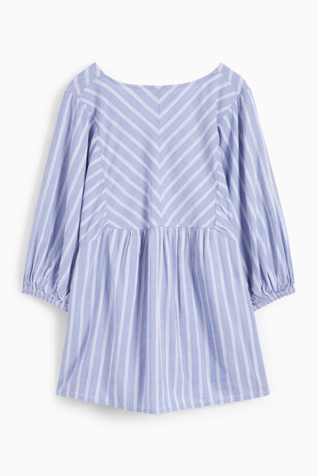 Donna - Blusa - a righe - azzurro