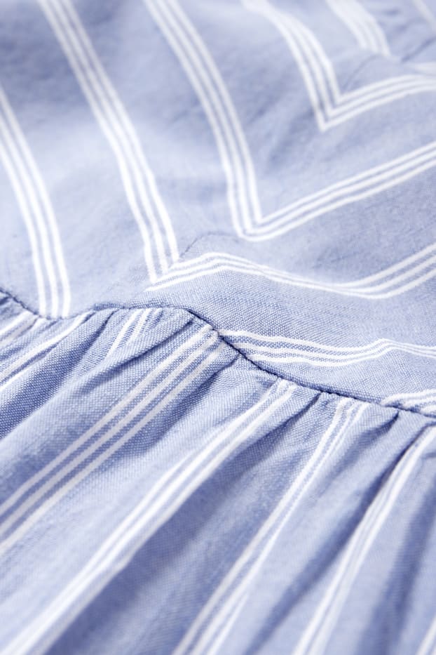 Donna - Blusa - a righe - azzurro