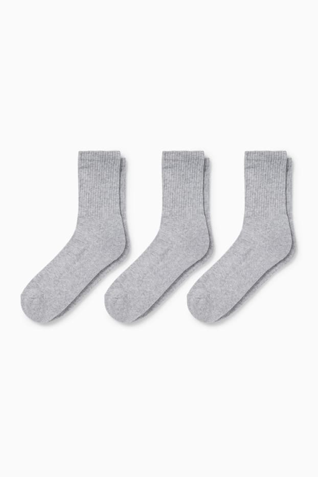 Women - Multipack of 3 - tennis socks - gray
