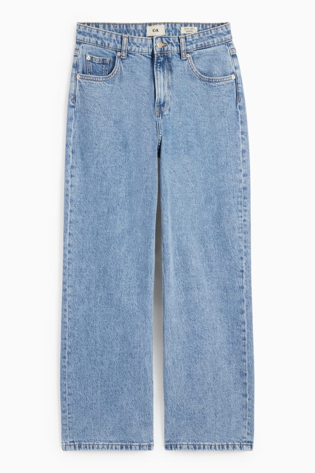 Donna - Baggy jeans - vita media - jeans blu