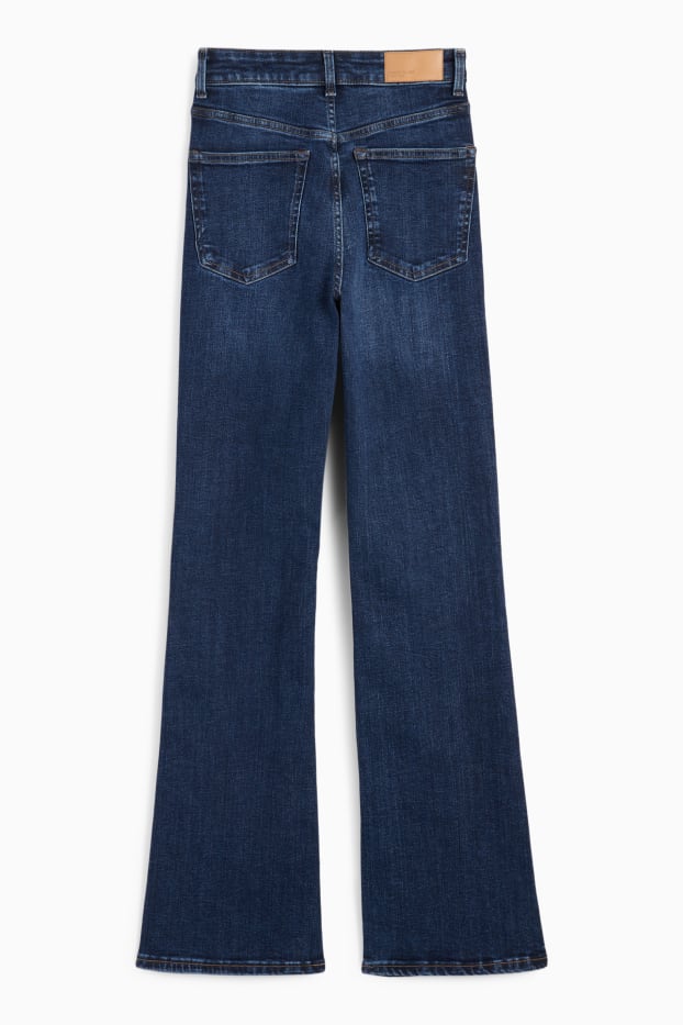 Dona - Flared jeans - high waist - LYCRA® - texà blau fosc