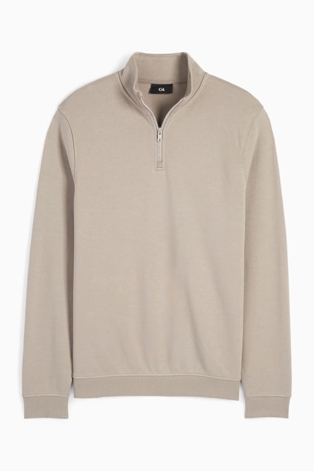Men - Sweatshirt - beige