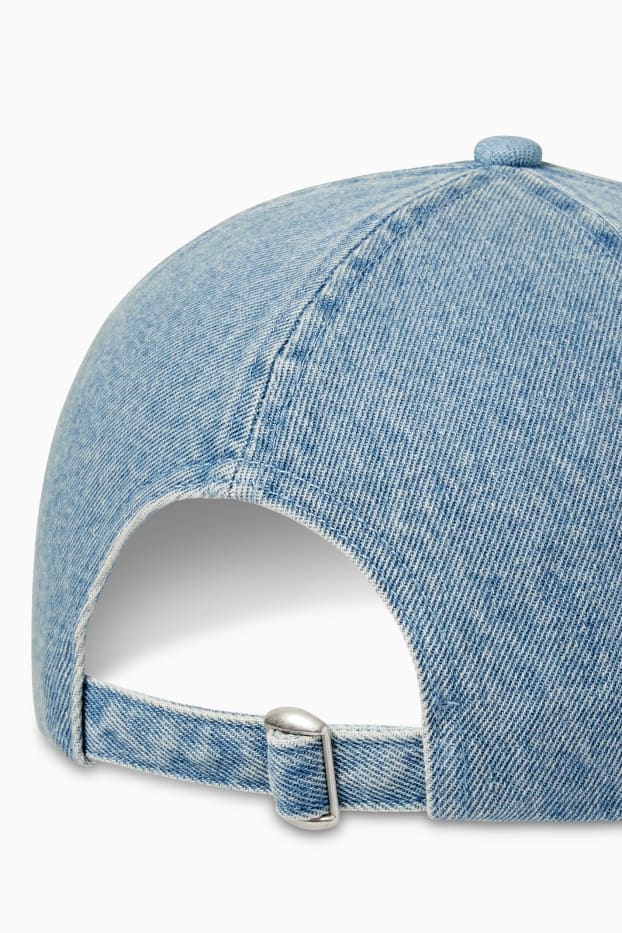 Men - Denim cap - denim-light blue