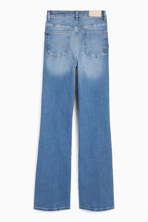 Femmes - Flared jean - high waist - LYCRA® - jean bleu