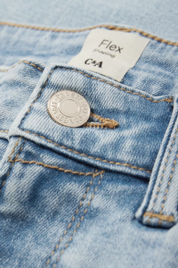 Femmes - Jean bootcut - mid waist - jean galbant - LYCRA® - jean bleu clair