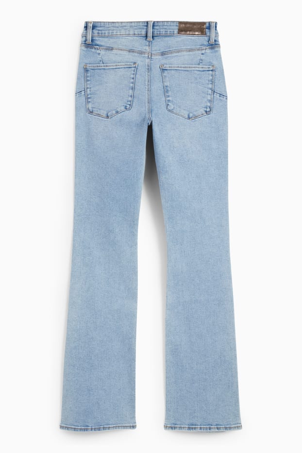 Femmes - Jean bootcut - mid waist - jean galbant - LYCRA® - jean bleu clair